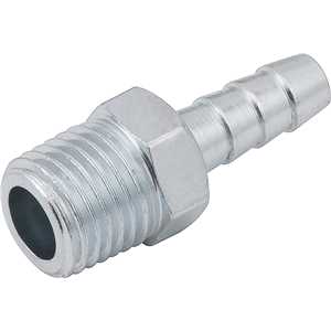 Espigão rosca macho de 1/4" NPT com escama de 1/4", cartela com 2 peças, VONDER