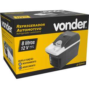Refrigerador  automotivo 12 V, 8 litros, VONDER