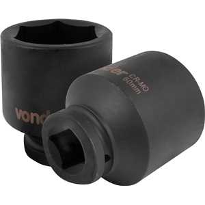 Soquete sextavado longo de impacto, 60 mm, encaixe de 1", VONDER