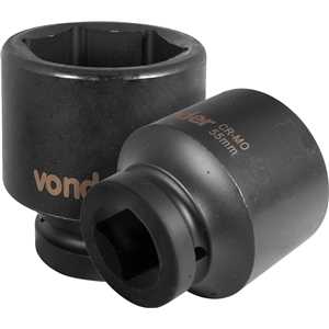 Soquete sextavado de impacto, encaixe de 1" x 55,0 mm, VONDER