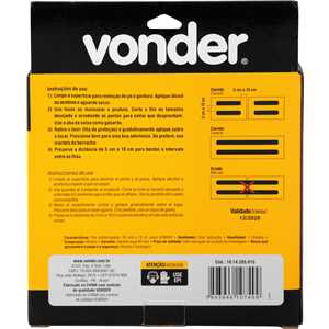 Fita antiderrapante, 50 mm x 15 m, cinza VONDER