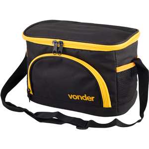 Bolsa térmica, 5 litros, preta e amarela, VONDER