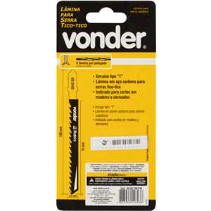 Lâmina de serra tico-tico VD 244D, VONDER