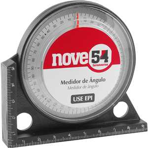 Medidor de ângulo com base magnética, NOVE54