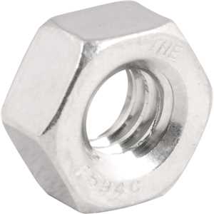 Porca sextavada inox, UNC 1/4", VONDER