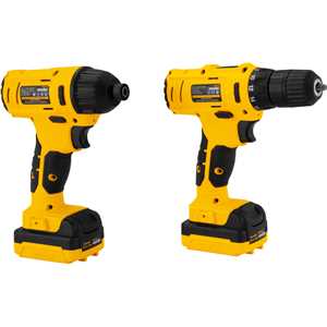 Conjunto parafusadeira / furadeira e parafusadeira de impacto, 12 V, PFBV 012 VONDER