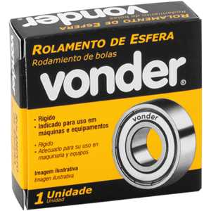 Rolamento rígido de esfera, 6201-ZZ, VONDER