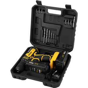 Parafusadeira/furadeira a bateria, 20 V, fonte de carregamento bivolt automática, PFV 020 VONDER