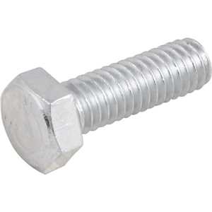 Parafuso sextavado zincado 5/16" x 1", UNC, rosca total, VONDER