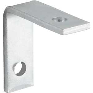 Cantoneira para cortina, 3 cm x 3 cm, zincada, com 4 peças, VONDER