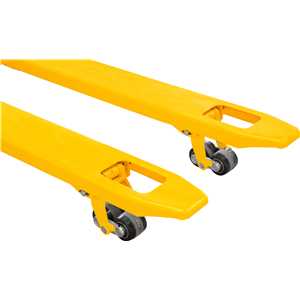 Paleteira hidráulica, 2 toneladas (2 tf), 1.150 mm x 550 mm, roda dupla de nylon, PDN 205, VONDER