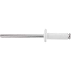 Rebite de repuxo 4,8 mm x 10,0 mm, branco, pacote com 50 peças NOVE54