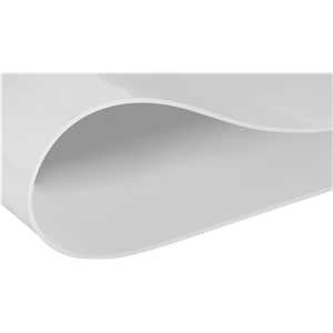 Lençol de borracha de silicone 5/64" - 2,0 mm, sem lona, VONDER