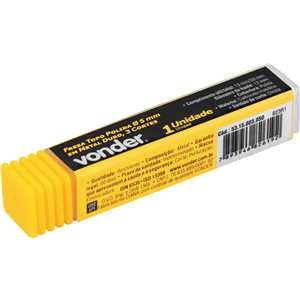 Fresa topo 5,0 mm, em metal duro, 3 cortes, polida, VONDER