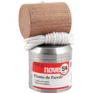 Prumo de metal para parede, 400 g, NOVE54