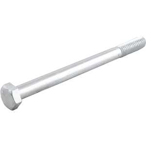 Parafuso sextavado zincado 5/16" x 4", UNC, rosca parcial, VONDER