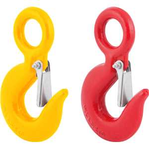 Gancho de aço com olhal, 1,5 toneladas, 3/8", com trava, VONDER