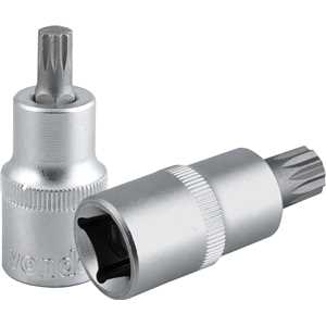 Soquete multidentado, curto, com encaixe de 1/2", M12, VONDER