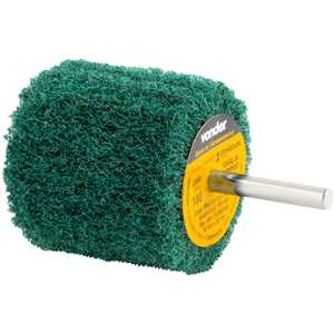 Roda com haste para acabamento, 50 mm x 50 mm, grão 180, VONDER