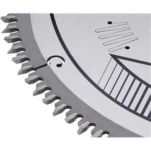 Lâmina de serra circular com dentes de metal duro, 250 mm x 30 mm, com 80 dentes, para MDF, VONDER