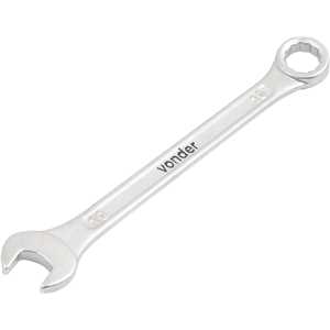 Chave combinada 10 mm, aço cromo vanádio, reta, VONDER