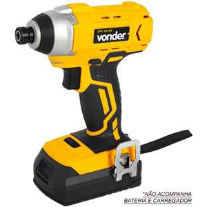 Parafusadeira de impacto, bateria intercambiável de 18 V (não acompanha), mandril de 1/4", IPV 1818I VONDER