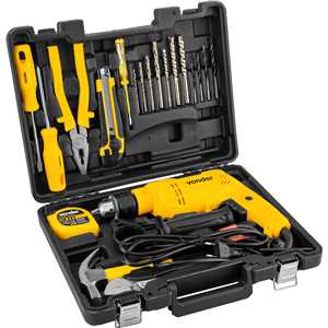 Furadeira de impacto 1/2", 550 W, 220 V~, com jogo de 19 acessórios, FIV 519 VONDER