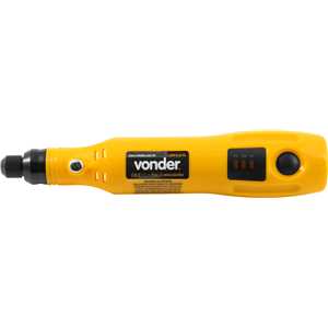 Microrretífica a bateria 3,6 V, fonte bivolt automático, com 24 acessórios, MBV 036, VONDER