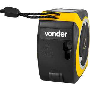 Medidor de distância a laser de 40 m, com trena de aço 5 metros, VONDER