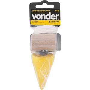 Prumo de centro de metal, 300 g, VONDER