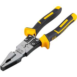 Alicate universal 8.1/2", cromo vanádio, multifunção, para eletricista, com isolação até 1.000 V, VONDER