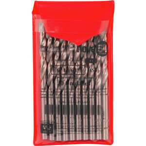 Broca de aço rápido 13/64", com 10 peças, DIN 338 HSS, NOVE54
