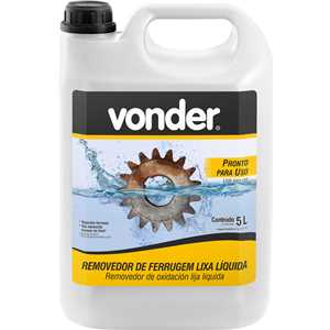 Removedor de ferrugem lixa líquida, 5 litros, VONDER