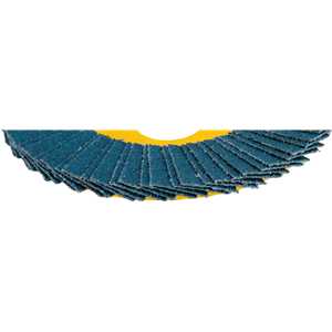 Flap-disc, disco de desbaste/acabamento, 4.1/2" - 115 mm, reto, grão 60, VONDER