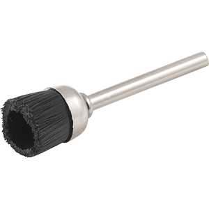 Escova tipo copo com haste para microrretífica, 12 mm, em nylon, VONDER