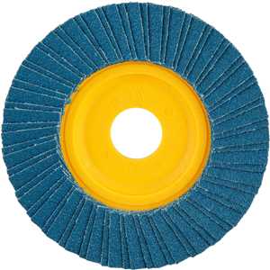 Flap-disc, disco de desbaste/acabamento, 4.1/2" - 115 mm, reto, grão 80, VONDER