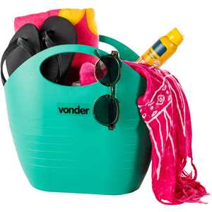 Bolsa plástica multiuso, 8,5 litros, verde, VONDER