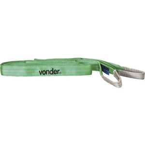 Cinta para elevação de cargas 7:1, 3,0 m, 2,0 tf, verde, CE 230, VONDER