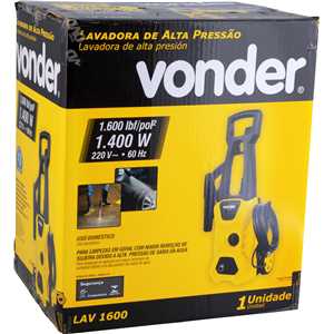Lavadora de alta pressão LAV 1600, 1.600 lbf/pol², 220 V~, VONDER