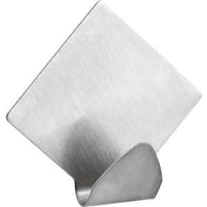 Gancho adesivo losango, em inox, com 2 peças, VONDER