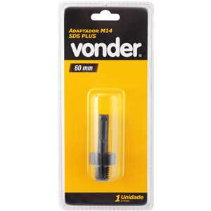 Adaptador rosca M14, encaixe tipo SDS PLUS, VONDER