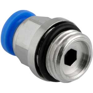 Conexão rápida reta, 6 mm, rosca 1/8" BSP, VONDER