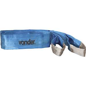 Cinta para elevação de cargas 7:1, 4,0 m, 8,0 tf, azul, CE 840, VONDER