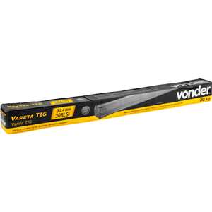Vareta para solda TIG aço inox 308LSi, 2,4 mm, VONDER
