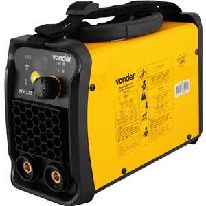 Inversor para solda com eletrodo e TIG, 120 A, RIV 125, com display digital, monofásico, 127 V~ - 220 V~ - Seleção automática, VONDER.