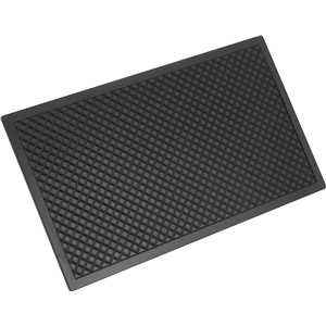 Desempenadeira plástica, base estriada, 170 mm x 300 mm, VONDER
