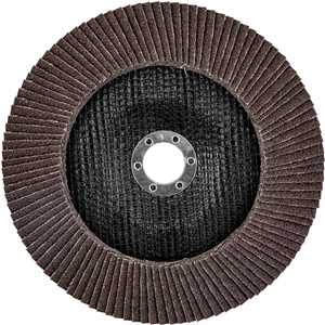 Flap-disc, disco de desbaste/acabamento, 7" - 180 mm, cônico, grão 50, NOVE54