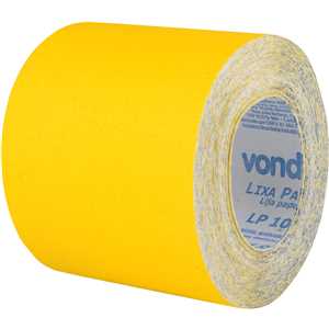Lixa costado de papel em rolo, 120 mm x 25 m, grão 180, LP 100, VONDER