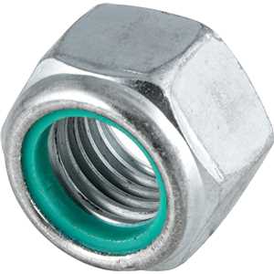 Porca autotravante sextavada, 1.1/8", UNC, alta, zincada, VONDER