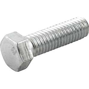 Parafuso sextavado zincado 7/16" x 1.1/2", UNC, rosca total, VONDER